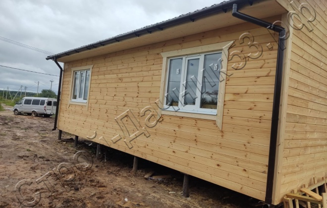 4 Каркасно-щитовой дом  Д-3, 9х8.5м, 67.5  М², Тверская область, Калязинский район, деревня Ярославищи. (9)